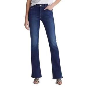 Mother Jeans The Runaway Flower From The Storm Blue Size 24 Bootcut Flare
